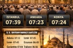 2026 yılında bayram namazı saatleri belli oldu
