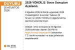 2026-YÖKDİL/2 sonuçları açıklandı 