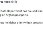 ABD, Afganistan pasaportu taşıyan kişilere vize vermeyi durdurduğunu açıkladı