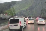 Adıyaman- Çelikhan Karayolunda heyelan 