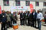 Adıyaman’da çiftçilere zeytin fidanı ve arılı kovan desteği 