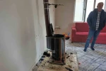 Adıyaman’da soba patladı 
