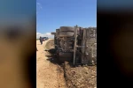 Adıyaman’da su tankeri devrildi 