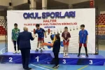 Ağrılı öğrenci Osman Oğur, halterde Türkiye şampiyonu oldu 