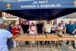 AK Parti’den vatandaşlara lokma ikramı