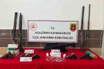 Aksaray’da jandarmadan uyuşturucu ve kaçak silah operasyonu: 7 gözaltı