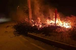 Alaca’da çıkan örtü yangını söndürüldü 