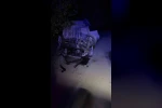 Alkollü sürücü otomobiliyle takla attı 