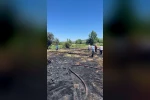 Anız alevi 20 dönümü küle çevirdi 