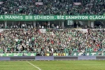 Ankara Demirspor - Bursaspor maçı öncesi tribünde kavga çıktı 