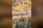 Ankara’da ağaçlık alanda meydana gelen yangının başlama anı kamerada 