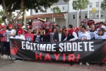 Antalya’da okullara yapılan saldırılar protesto edildi 