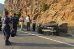 Antalya’da otomobil takla attı: 1 ölü, 2 yaralı