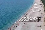 Antalya’da termometreler 38 dereceyi gösterdi, sahiller doldu 