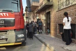 Apartman dairesinde mutfak yangını