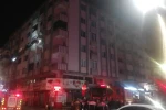 Apartmanda çıkan yangında 5 kişi dumandan etkilendi