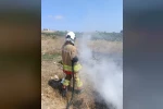 Arsuz’da çöplük yangını 