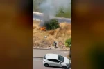 Avcılar’da yaşlı bir adam otluk alanı yakıp kaçtı