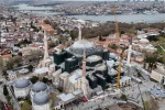 Ayasofya’da dev restorasyonda kritik aşama: Kubbe kapatılıyor 