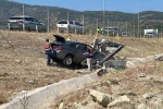Aydın-Denizli otoyolunda ilginç kaza: Otobanda araç yoldan çıktı, kulübesinde bekleyen bekçi kazada hayatını kaybetti 