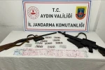 Aydın’daki evden uyuşturucu ve silah çıktı