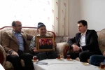 Babalar gününde şehit aileleri unutulmadı