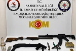 Bafra’da ruhsatsız silah operasyonu: 3 gözaltı 