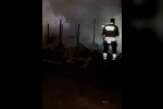 Bağ evinde yakılan ateş yangına sebep oldu 