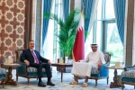 Bakan Fidan, Katar Emiri Şeyh Tamim bin Hamad Al Thani tarafından kabul edildi 