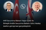 Bakan Güler, Birleşik Krallık Savunma Bakanı Healey ile görüştü