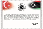 Bakan Güler, uçak kazasında vefat eden Libya Genelkurmay Başkanı Org. Muhammed Haddad ve heyetine başsağlığı mesajı yayımladı 