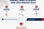 Bakan Gürlek: "Sandıklı, Serik ve Suşehri Ağır Ceza Mahkemelerini kurduk" 