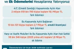 Bakan Işıkhan: "Emekli Sandığı kapsamında vatandaşlarımızın 2025 yılı ek ödemelerini yarın hesaplarına yatırıyoruz"