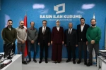 Bakan Yardımcısı Yiğitbaşı Basın İlan Kurumu’nu ziyaret etti 