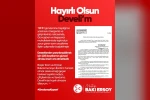 Baki Ersoy müjdeyi verdi: "Hayırlı olsun Develim" 