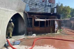 Bakırköy’de tadilattaki kafeden alevler yükseldi