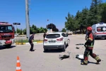 Balıkesir’de kampüs girişinde çarpışan araçlardaki 2 öğrenci yaralandı 