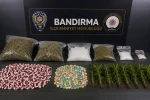 Bandırma’da 8 ayda 21 kilodan fazla uyuşturucu ele geçirildi 