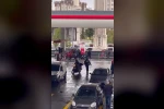 Başakşehir’de akaryakıt istasyonunda tekmeli yumruklu kavga 