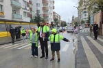 Başkan Ekinci, gönüllü öğrencilerle trafik kurallarına dikkat çekti 