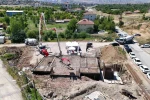 Başkan Er, temel atma töreninde beton dökümünü durdurdu 