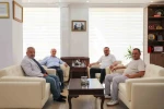Başkan Faruk Özlü’ye anlamlı ziyaret 