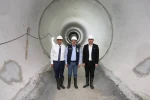 Başkan Öntürk, Türkiye’nin en büyük atık su tüneli projesini inceledi 