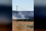 Baskil’de anız yangını paniğe neden oldu