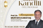 Battalgazi’de Miraç Kandili özel programı 