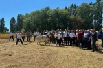 Bayburt’ta Harman Şenliği’nde geleneksel hasat canlandırıldı 