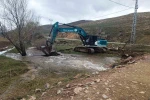 Bayburt’ta kar sularına karşı dere yataklarında önlem alındı 