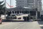 Bayrak tartışması organizasyonu iptal ettirdi 