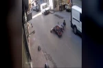 Beyoğlu’nda scooter kullanan 4 yaşındaki çocuğa motosiklet çarptı 