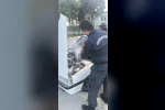Bilecik’te park halindeki araç bir anda alev aldı 